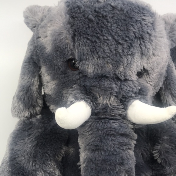 Animal Alley Stuffed Animal Grey Elephant Toys R Us 20” Long Plush - Picture 2 of 5
